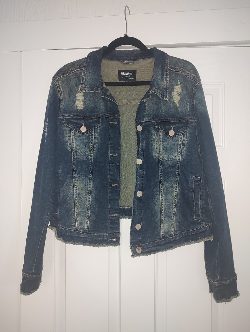 Distressed Denim Jacket